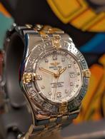 Breitling Starliner parelmoer met diamanten wijzerplaat, Ophalen of Verzenden