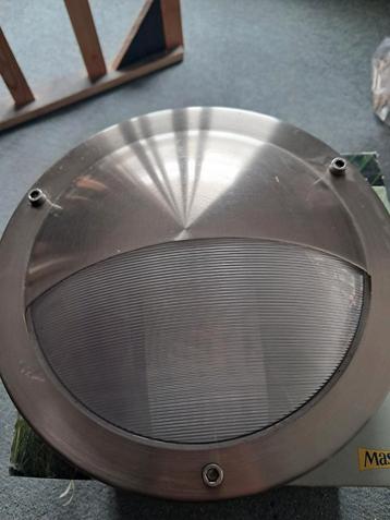 Nieuwe buiten verlichting rvs 3 stuks  beschikbaar voor biedingen