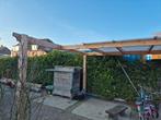 Houten Overkapping - Veranda Douglas, carbonaatplaten, Tuin en Terras, Overkappingen, Ophalen of Verzenden, Veranda