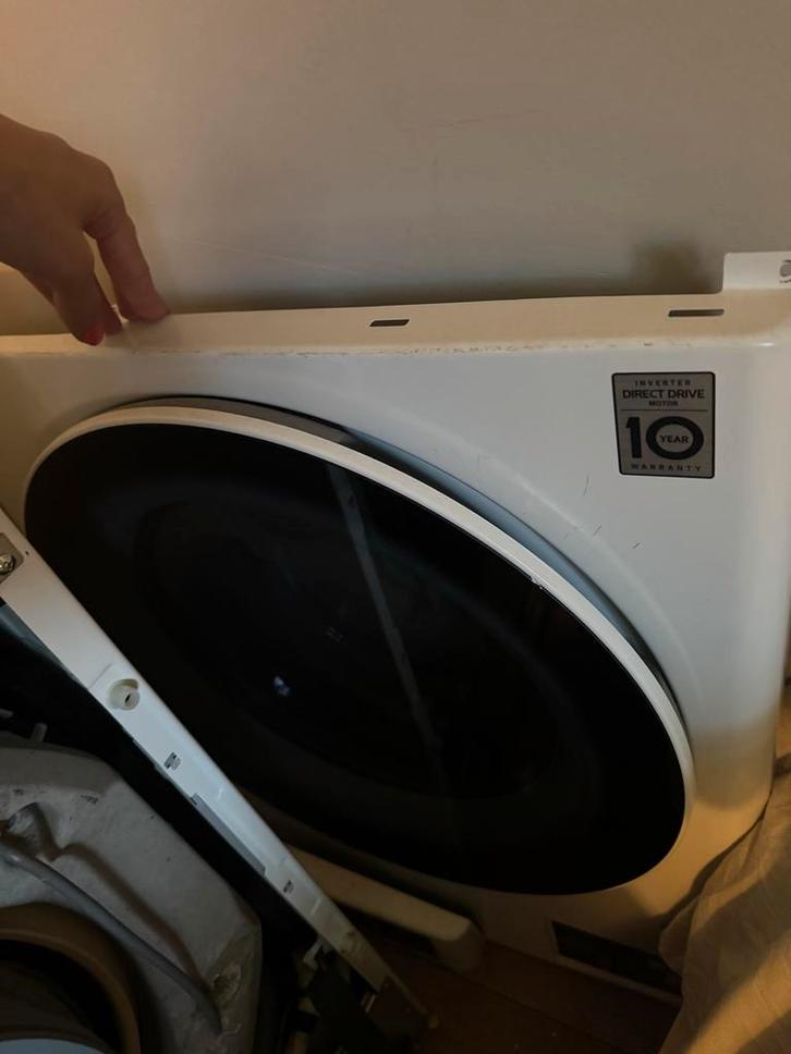 Wasmachine/Droger Combi - LG direct drive 9 / Thinq, Witgoed en Apparatuur, Wasmachines, Niet werkend, Voorlader, 8 tot 10 kg