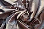 Zwarte stof / lap / coupon, stretch 3,80 x 1,50mt stoffen, Verzenden, Nieuw, Zwart
