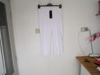 Witte 3/4 broek met elast.tailleband Yesta X-0 = 44 nieuw!, Wit, Ophalen of Verzenden, Broek of Spijkerbroek, Nieuw