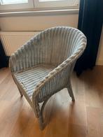 Grijze Rotan Stoel leuk voor babykamer, Ophalen, Gebruikt