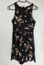zwart kleedje met bloemenprint, Kleding | Dames, Jurken, Maat 38/40 (M), Zwart, Ophalen of Verzenden, Clockhouse