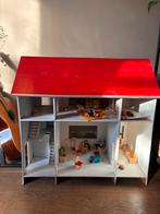 Groot poppenhuis incl meubeltjes, Verzamelen, Poppenhuizen en Toebehoren, Ophalen, Gebruikt, Poppenhuis