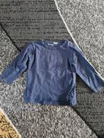 Donkerblauw effen shirt Maat 80 hh, Kinderen en Baby's, Babykleding | Maat 80, Dirkje, Onbekend, Ophalen of Verzenden, Zo goed als nieuw