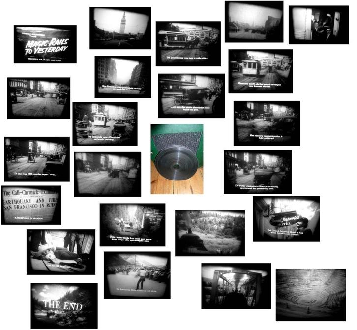 35mm film promo docu - Magic Rails to Yesterday 1958, Audio, Tv en Foto, Filmrollen, 35mm film, Ophalen of Verzenden