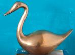 Eend. Decoratie eend. Messing.  Ca 1970. 20/15 cm., Ophalen, Zo goed als nieuw, Vogel, Beeldje of Figuurtje