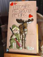 Vintage JIE Gantofta tegel  Bengt Lycka är att träffa en älg, Ophalen of Verzenden