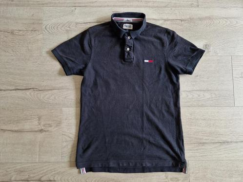 Tommy Hilfiger heren polo (Maat: M) T.E.A.B., Kleding | Heren, Polo's, Gedragen, Maat 48/50 (M), Zwart, Ophalen of Verzenden