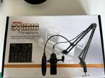 Studio Microfoon Pack – USB, Popfilter & Arm, Muziek en Instrumenten, Microfoons, Ophalen of Verzenden, Zo goed als nieuw, Studiomicrofoon