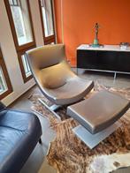 Cassina fauteuil met voetenbank., Ophalen, Gebruikt, Eenpersoons, 75 tot 100 cm