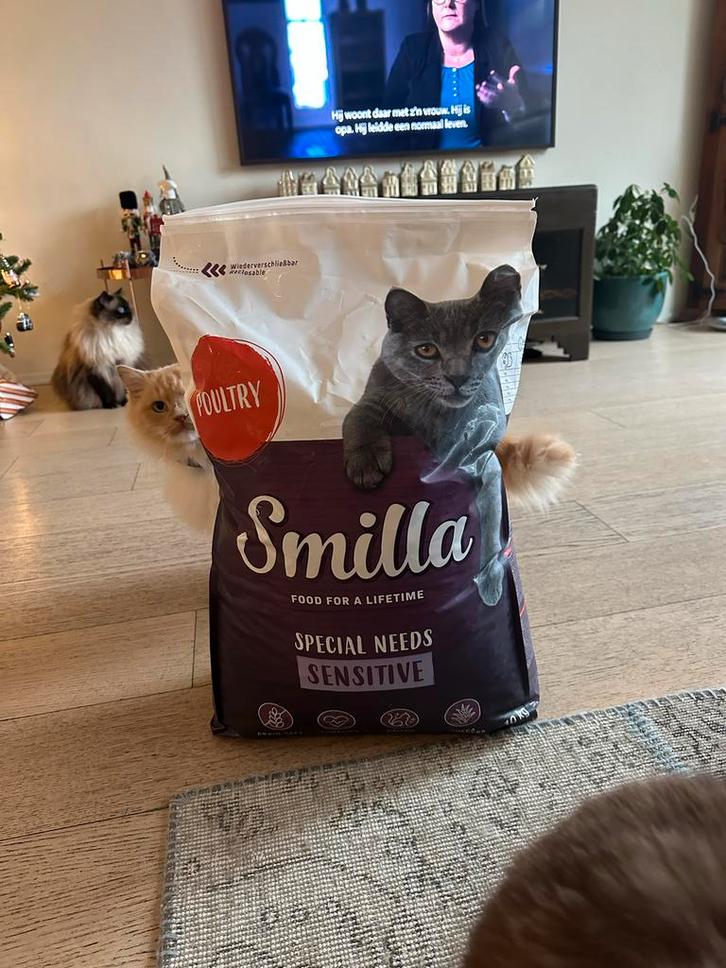 Smilla Sensitive Poultry (gevogelte) 14,7 kilo, Dieren en Toebehoren, Dierenvoeding, Kat, Ophalen