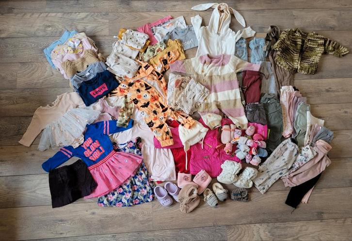 Meisjeskleding pakket maat 74-80, Kinderen en Baby's, Babykleding | Baby-kledingpakketten, Gebruikt, Maat 74, Ophalen of Verzenden