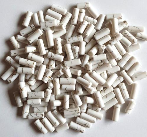 SALE Partij met 100 bewerkte buis kralen 10-12 mm, Hobby en Vrije tijd, Kralen en Sieraden maken, Nieuw, Kraal, Verzenden