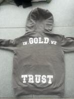 In Gold We Trust Hoodie, Ophalen of Verzenden, Zo goed als nieuw