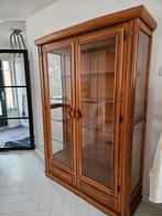 T.e.a.b prachtige eiken vitrinekast 130x195x45, Huis en Inrichting, Kasten | Vitrinekasten, Ophalen, Art deco, Zo goed als nieuw