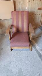 Vintage rookstoel, Huis en Inrichting, Fauteuils, Ophalen, Gebruikt, Minder dan 50 cm