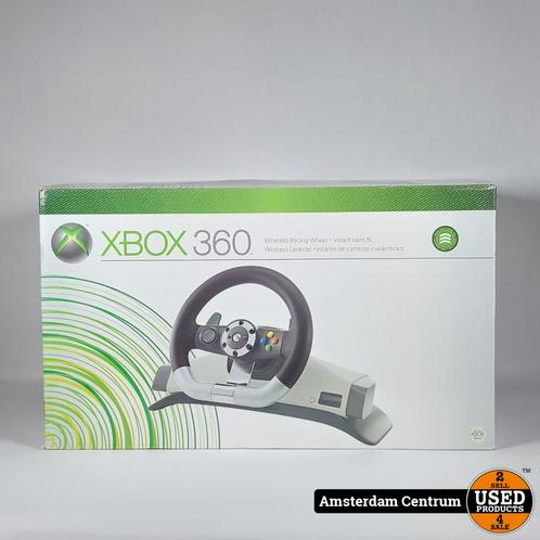Xbox 360 Wireless Racing Wheel / Stuur + Pendaal Set - Prima, Spelcomputers en Games, Games | Xbox Original, Gebruikt