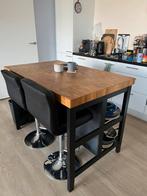 Ikea kitchen island keukeneiland black, Huis en Inrichting, Barren, Ophalen, Gebruikt