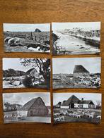 Texel, 6 kaarten, boerderij, boet, dijk De Cocksdorp, 1961, Verzamelen, Ansichtkaarten | Nederland, Ophalen of Verzenden, 1960 tot 1980