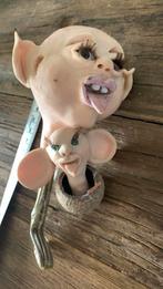 2 x handgemaakte  fantasie  figuren, Ophalen, Zo goed als nieuw, Pop