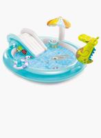 INTEX - zwembad met glijbaan - speelzwembad - krokodil, Ophalen of Verzenden, Gebruikt