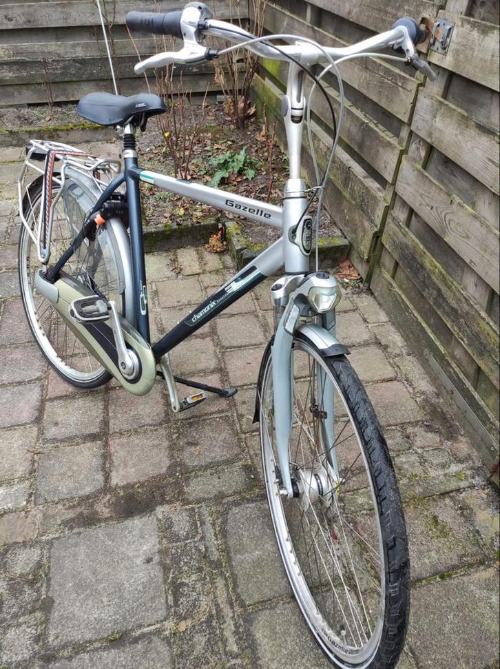 Heren Gazelle Chamonix, Fietsen en Brommers, Fietsen | Heren | Herenfietsen, Gebruikt, Gazelle, 53 tot 57 cm, Versnellingen, Ophalen of Verzenden
