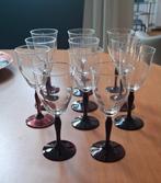 Meer dan 70 jaar oude Vintage wijnglazen (11st), Ophalen, Glas of Glazen, Gebruikt, Glas