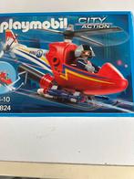 Playmobil City Action Helikopter 4824 - Complete Set, Ophalen of Verzenden, Zo goed als nieuw, Complete set