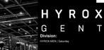 hyrox gent mens singel saturday, Tickets en Kaartjes, Evenementen en Festivals, Eén persoon
