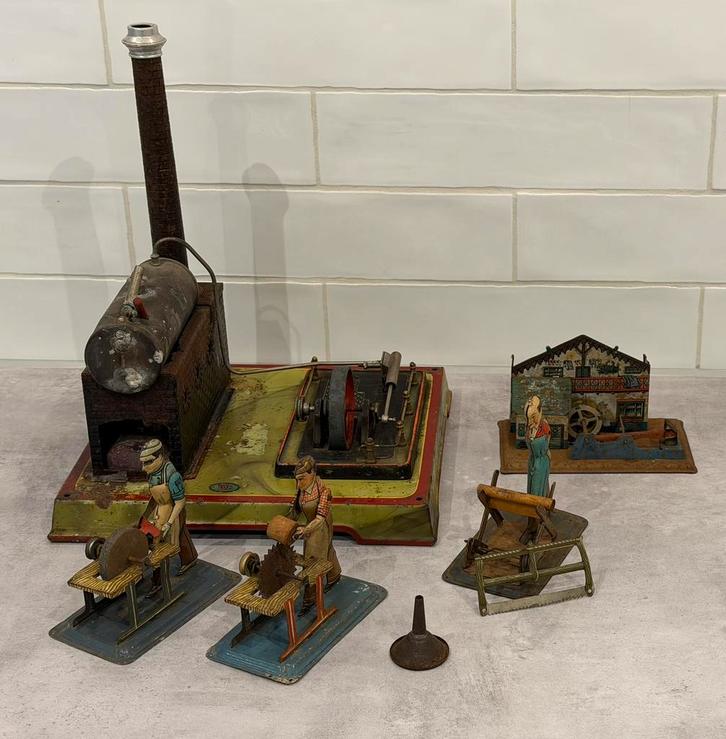 Blikken Stoommachine en toebehoren, Hobby en Vrije tijd, Modelbouw | Overige, Gebruikt, Groter dan 1:32, Ophalen of Verzenden