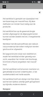 Kant en klare houtfineer aanrechtbladen, Ophalen, Nieuw, 200 cm of meer, Minder dan 100 cm