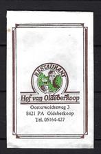 1586 Oldeberkoop rest HOF VAN OLDEBERKOOP, Ophalen of Verzenden, Nederland