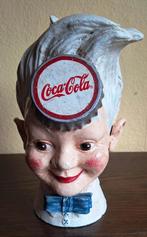 vrolijk gietijzeren mannetje Coca Cola spaarpot repro 1950, Verzamelen, Merken en Reclamevoorwerpen, Ophalen of Verzenden, Gebruikt