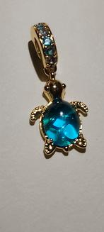 Zilveren Bedel schildpad goudkleurig, Sieraden, Tassen en Uiterlijk, Bedels, Pandora, Nieuw, Ophalen of Verzenden, 1 bedel