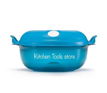 Tupperware 1,5L MicroPop magnetron bakjes turquoise voorraad beschikbaar voor biedingen