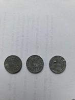 3 x 1 cent 1942 (oorlogsmunt), Postzegels en Munten, Munten | Nederland, Ophalen, Koningin Beatrix, 1 cent