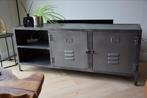 Industrieel TV-meubel - 150cm - Stalen Frame, Ophalen, 100 tot 150 cm, Zo goed als nieuw, Minder dan 100 cm