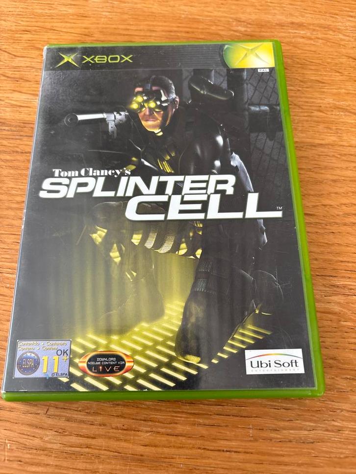 Splinter Cell - Xbox - Gebruikt, Spelcomputers en Games, Games | Xbox Original, Gebruikt, Avontuur en Actie, 1 speler, Vanaf 16 jaar