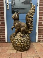 eekhoorn (goud/zwart) 97hoog 50breed 30diep/Nieuw!, Ophalen, Nieuw, Dier