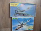 Model vliegtuig en helikopter 1:100 BIEDEN PER STUK, Overige merken, 1:72 tot 1:144, Helikopter, Ophalen of Verzenden