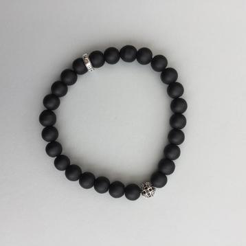 Thomas sabo zwarte kraaltjes stenen armbandje zilveren beschikbaar voor biedingen