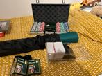 Pokerset, Hobby en Vrije tijd, Ophalen, Zo goed als nieuw