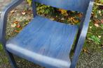Design stoel - Richard Prater - Exclusieve stoel, Huis en Inrichting, Stoelen, Ophalen, Jaren 60 design, Blauw, Zo goed als nieuw