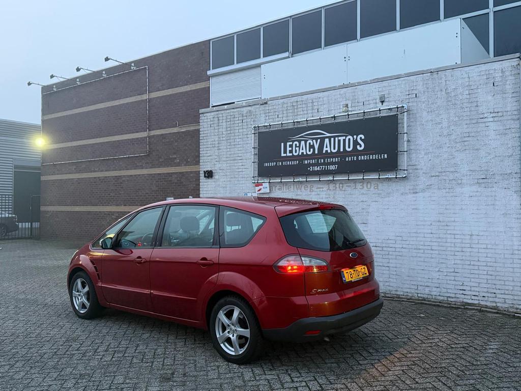 Ford S-Max 2.0-16V - 7 PRSN - GOED ONDERHOUDEN - RIJDT & SCH, Voorwielaandrijving, Stof, Gebruikt, Zwart