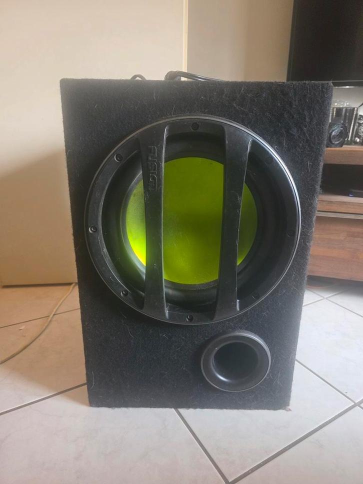 Fusion Subwoofer CS-AW1120 - Krachtige Bass, Audio, Tv en Foto, Versterkers en Receivers, Gebruikt, 120 watt of meer, Overige merken