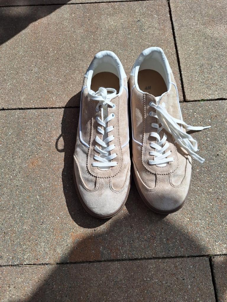 Hm sportschoenen beige mt 43 heren, Ophalen, Zo goed als nieuw, Overige kleuren