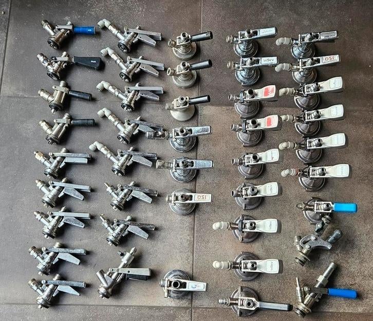 Diverse fustkoppelingen koolzuurmeters Type S A M G U, Ophalen of Verzenden, Zo goed als nieuw, Overige merken