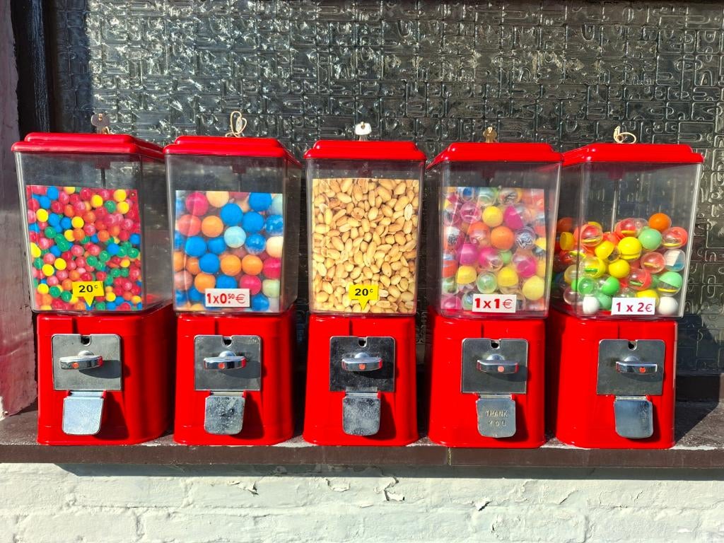Brabo Kauwgom M&M's pinda nootjes capsule automaat, Ophalen of Verzenden, Gebruikt